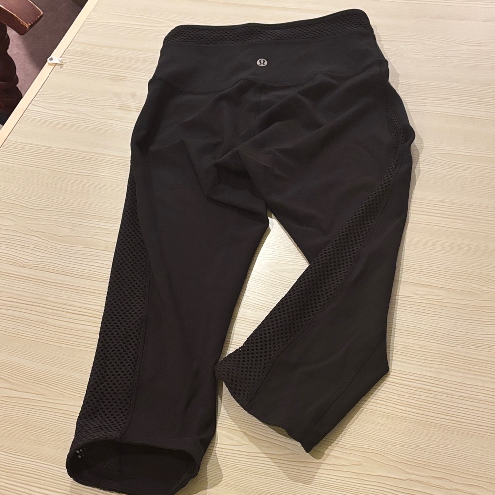 Lululemon Athletica Dark Mesh Capris
